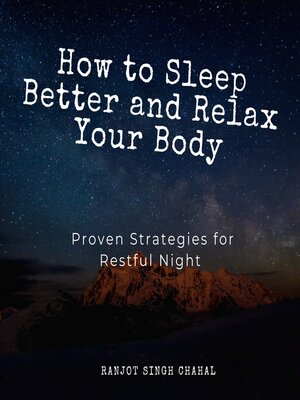 cover image of How to Sleep Better and Relax Your Body